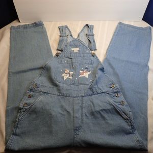 Christopher and Banks holiday overalls size small